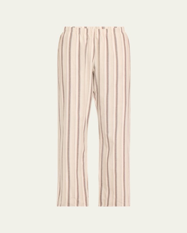Loungy Nights Striped Flannel Pants